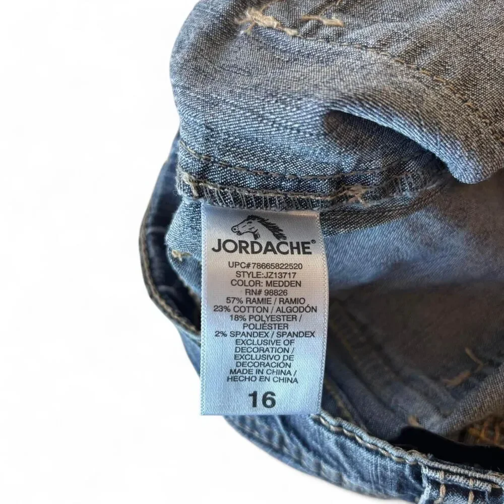 Jordache girl's flare Blue Jeans